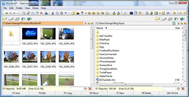 Thumbnail pictures